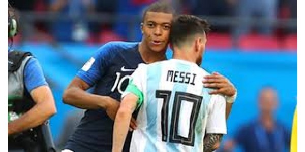Mbappé e Messi empataram para os jogadores novos e antigos